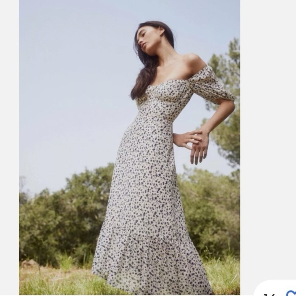 Reformation Hannah floral dress size 6